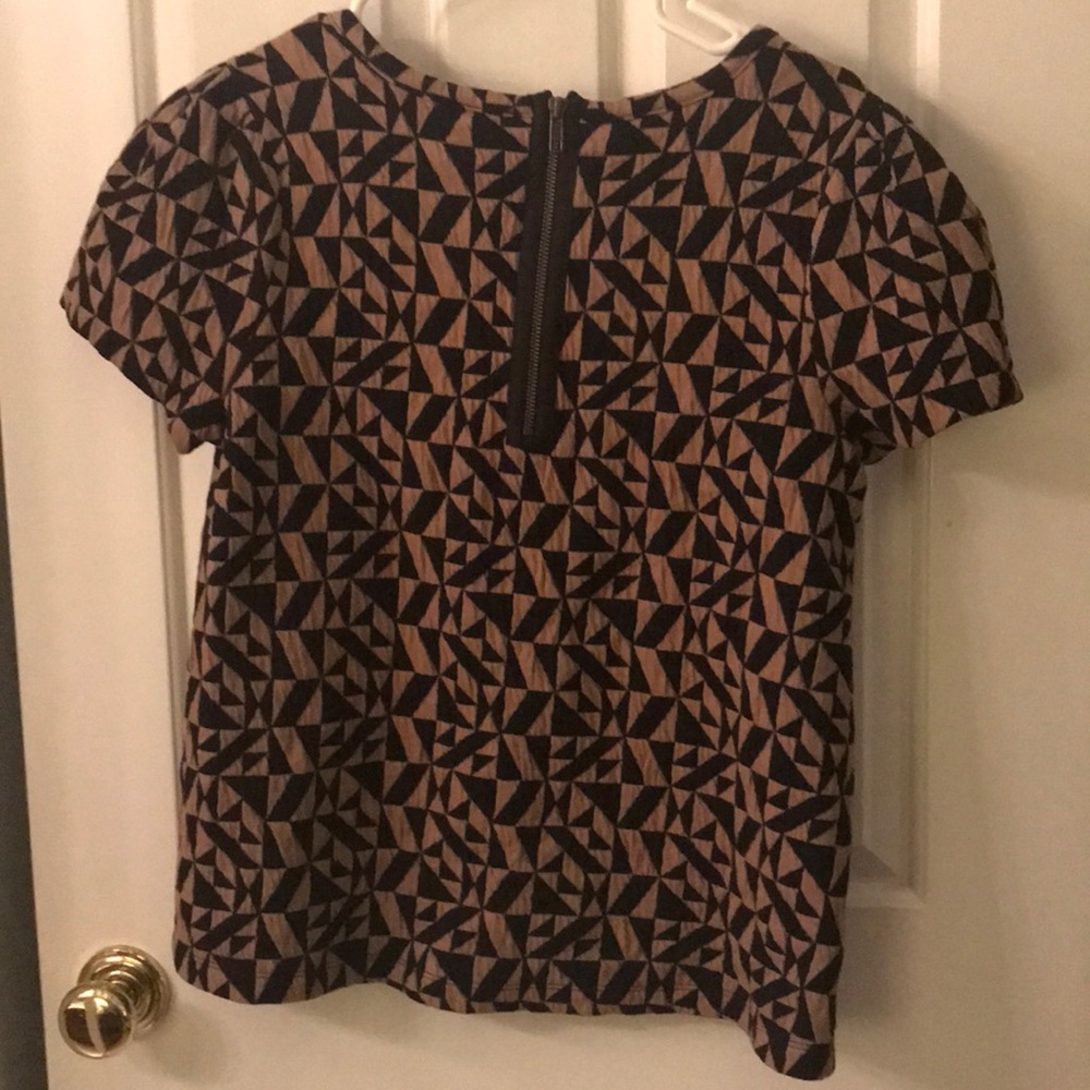 Geometric Anthro blouse - Picture 4 of 5